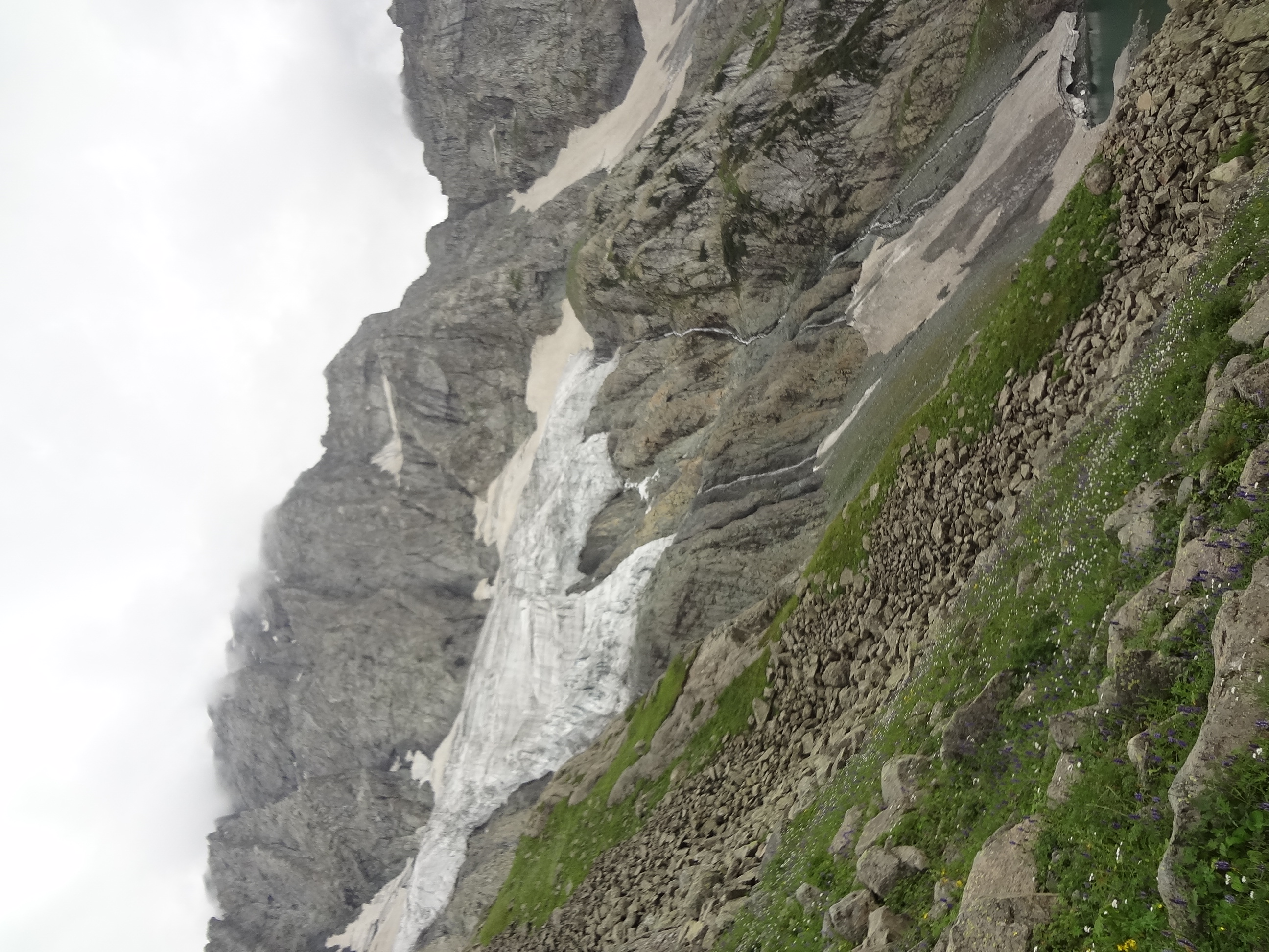 Mountain stream crossing