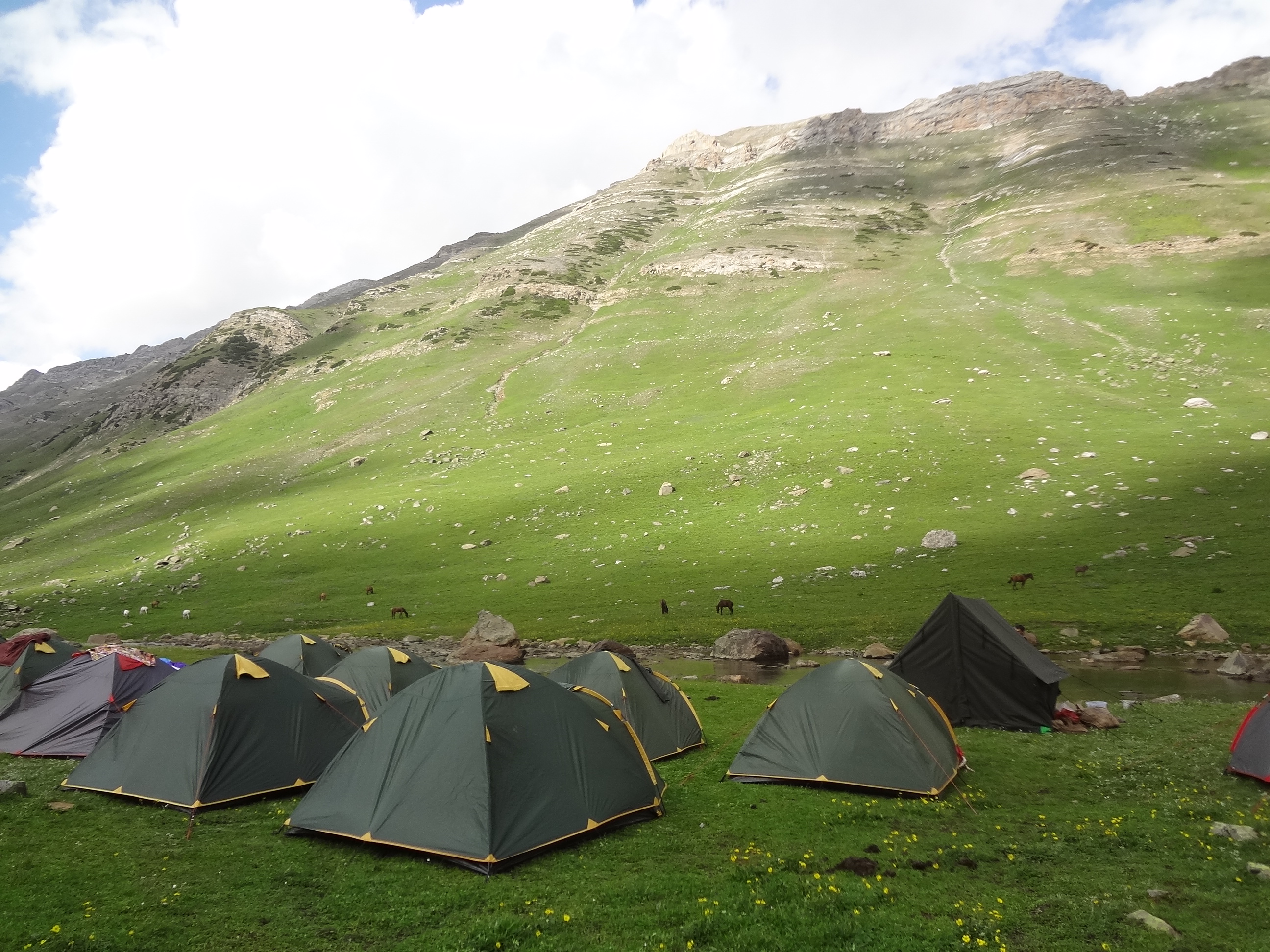 Panoramic mountain view